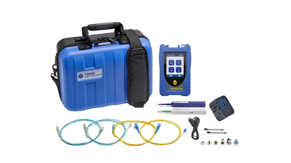 FiberMASTER Quad OTDR mit SC-Steckverbindern, Prüfanschluss, Leistungsmesser, SC, -60 ... 3 dBm, 1.6um